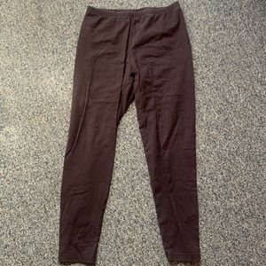 Simply Vera Vera Wang Brown Leggings L